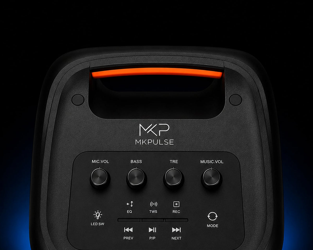 MKPULSE speakers for TWS stereo pairing