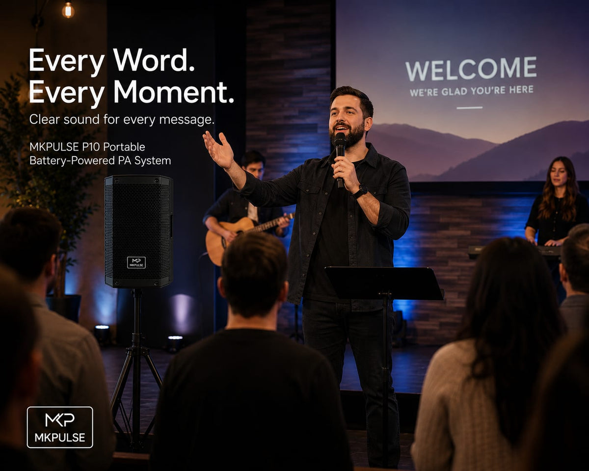 Brand activation and pop-up event with portable PA