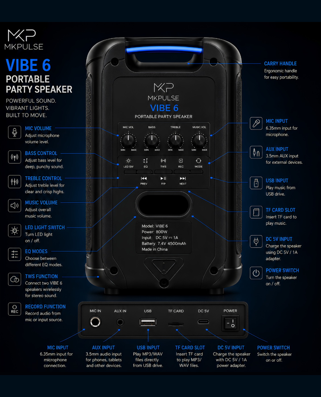 MKPULSE VIBE 6