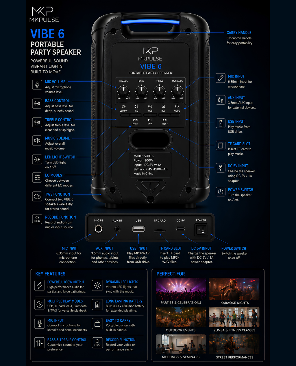 MKPULSE VIBE 6