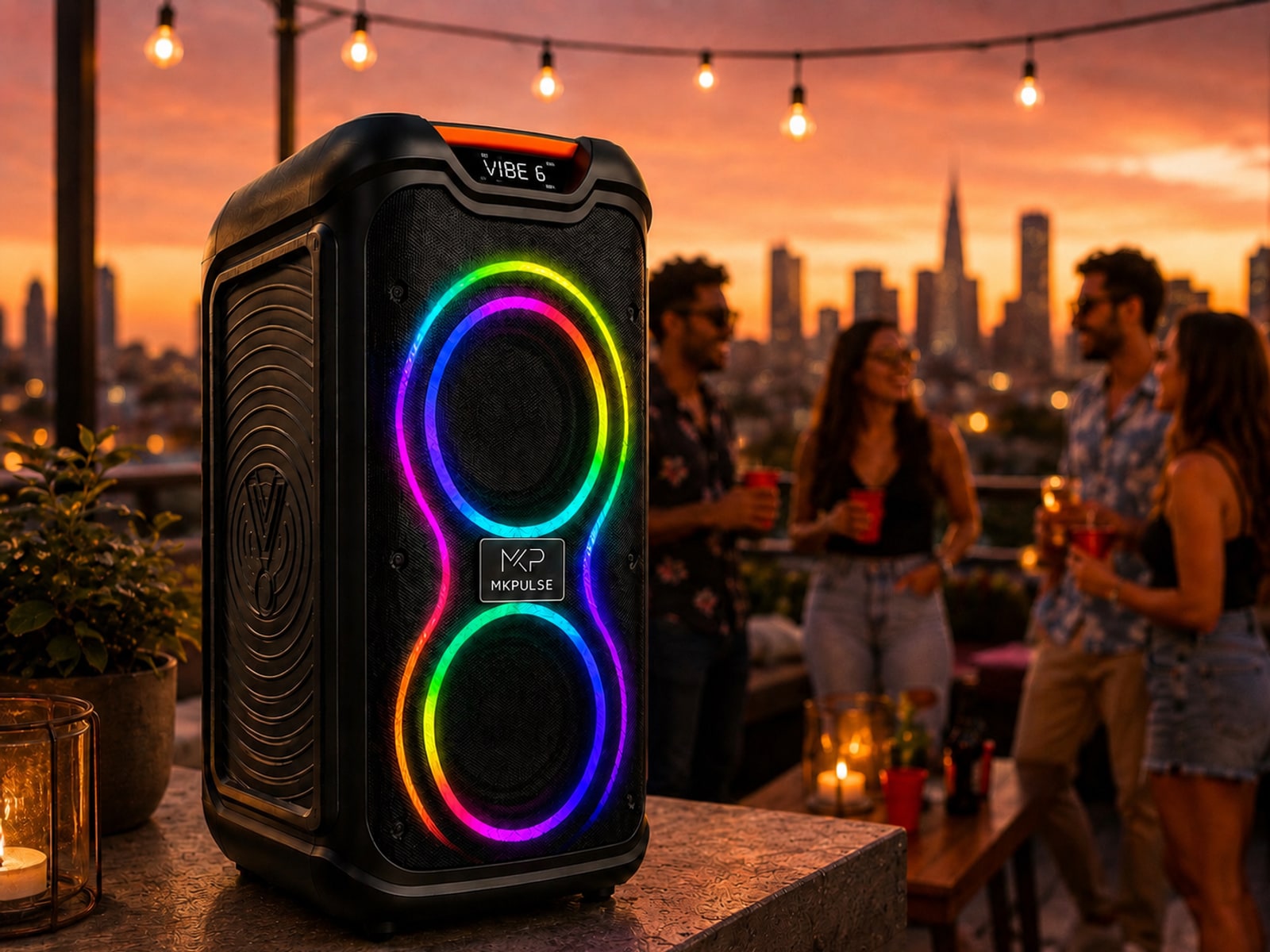 VIBE 6 bringing energy to a social gathering